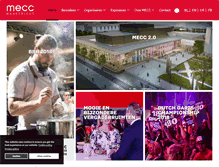 Tablet Screenshot of mecc.nl